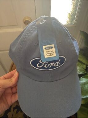 NWT Ford Blue Embroidered Logo Cap